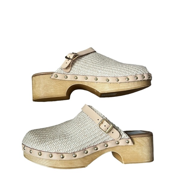 Dolce Vita Carlee Clogs in Tann/Natural Raffia Size 9 - Picture 6 of 15